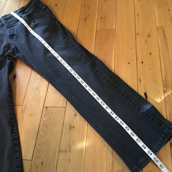 Point Zero Dark Blackish Grey Denim Jeans - Picture 16 of 16